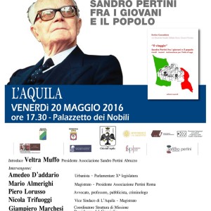 Manifesto L'Aquila 20 maggio 2016